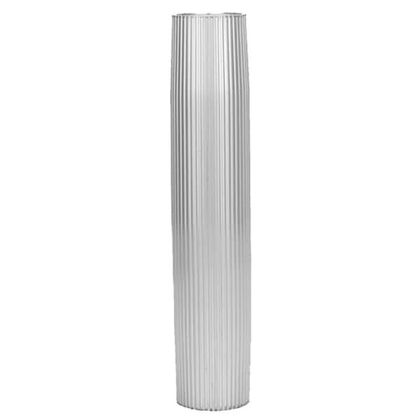 Taco Marine Aluminum Ribbed Table Pedestal - 2-3/8" O.D. - 30-3/4" Length Z60-7288VEL30.75-2 - main